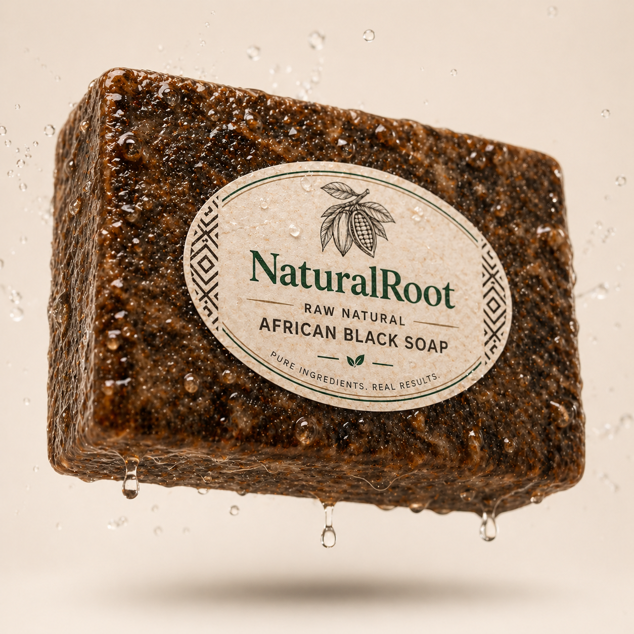 NaturalRoot Raw African Black Soap