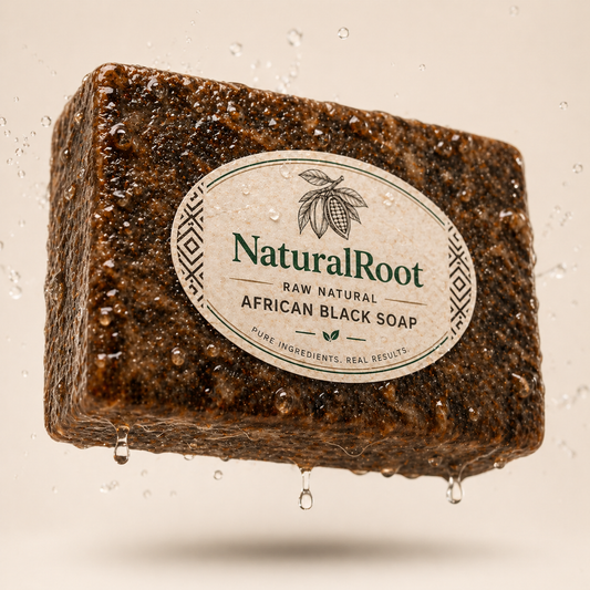NaturalRoot Raw African Black Soap